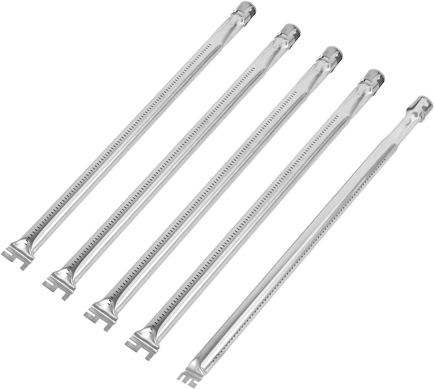 Grill Burner Tube Kit for Weber Summit 440 Summit 450 Grills?5 Pack Stainless Steel 20.5" (4) Main Burner Tube Each (1) Smoker Burner Tube