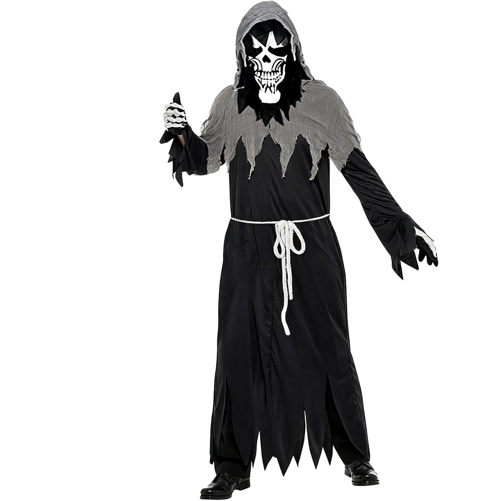 Halloween--Cosplay- für Kindergottesdienst jährliche Maskenball-Aufführung mit artistischem Design vierteiliges Set inklusive Accessoires ganzjährig tragbar für festliche Anlässe Theaterinszenierungen
