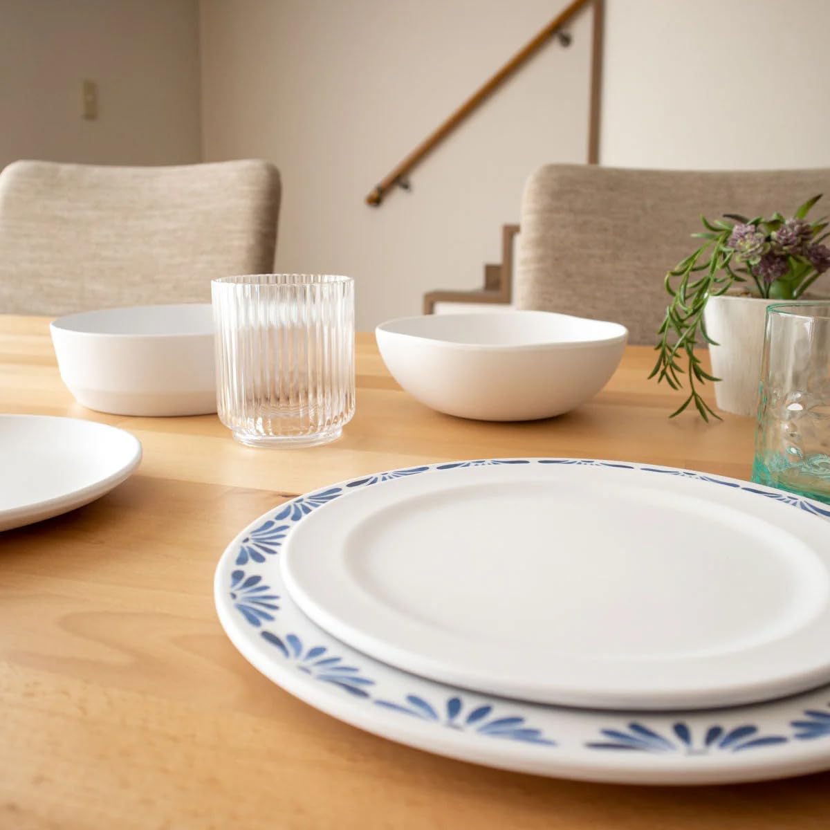 Amazon｜ターホン(TarHong) エッジマットホワイト サラダプレート 21cm