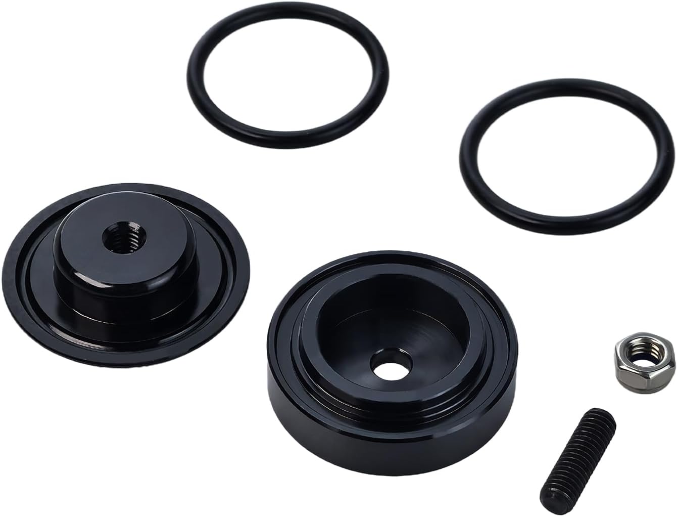 Tailgate Glass Plug Cover Decorative Screw Rear Window Wiper Cover for Car 40 mm Hole Plug Wiper Plug Cap Plug Grommet Caps Rear Window Wiper Suitable for CRX Black