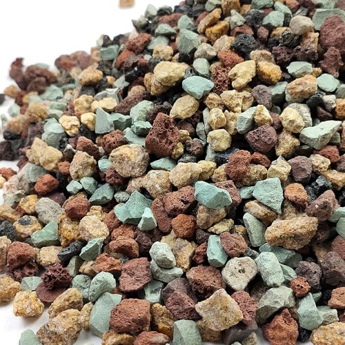 FANTIAN 5 lbs Succulent Cactus Soil Potting Mix,1/4 inch Pumice Pebbles Mix Horticultural Lava Rock for Indoor Plants, Bonsai, Orchid
