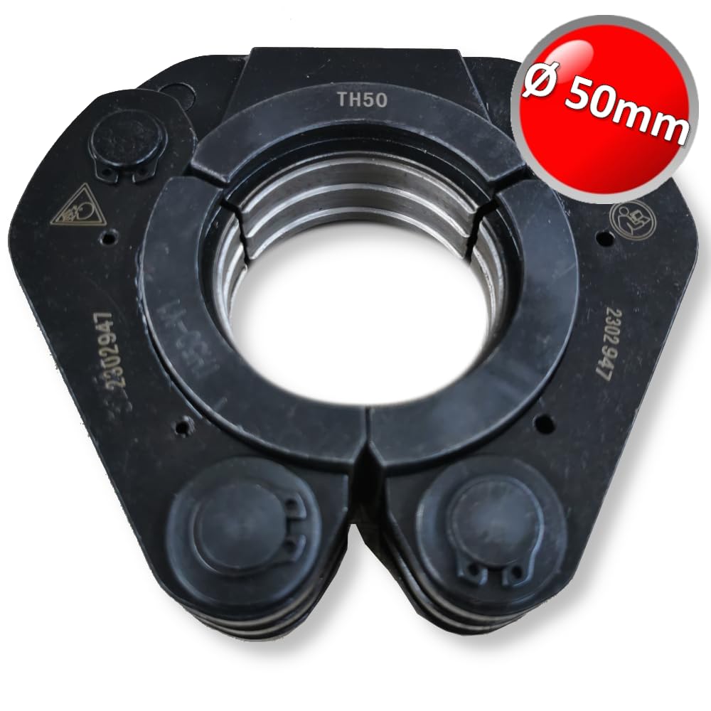 3S SuperSamaStore Mordaza de Presion Pinza para Prensadora Perfil TH Ø 50 mm Empalmes Multicapa