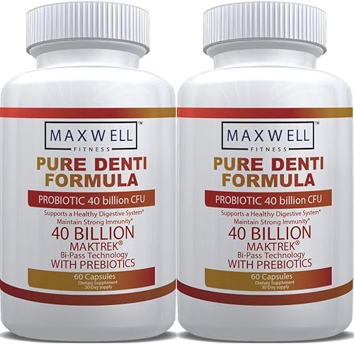 Miniatura 8 de Pure Denti Pro Formula, probiótico 40 mil millones de UFC con prebióticos, salud dental, solución para el mal aliento, 60 cápsulas, suministro para