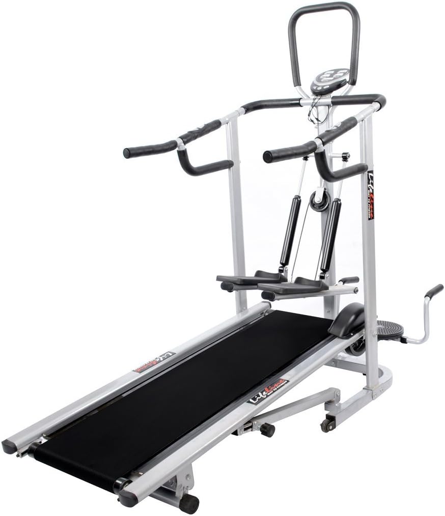 Lifeline 4 in 1 Deluxe Manual Treadmill