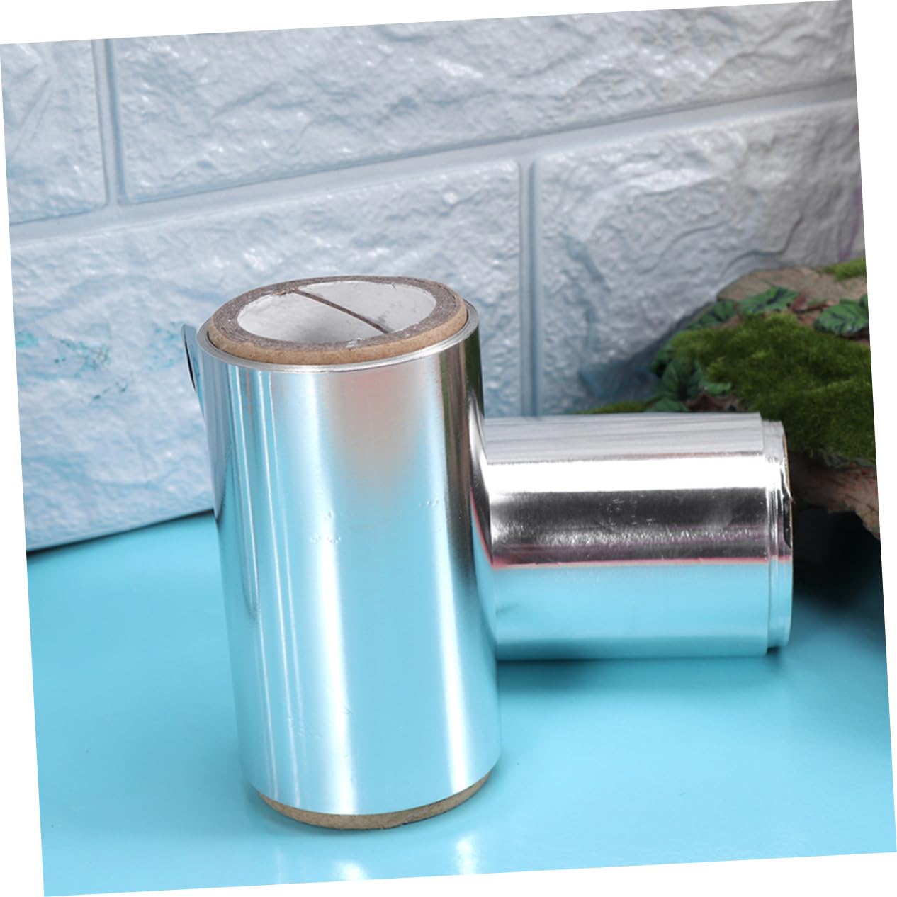 Healeved Deep Conditioning Hair Perm Foil 4 Rolls Tin Foil Roll Heat Foil for Professional Coloring and Highlighting