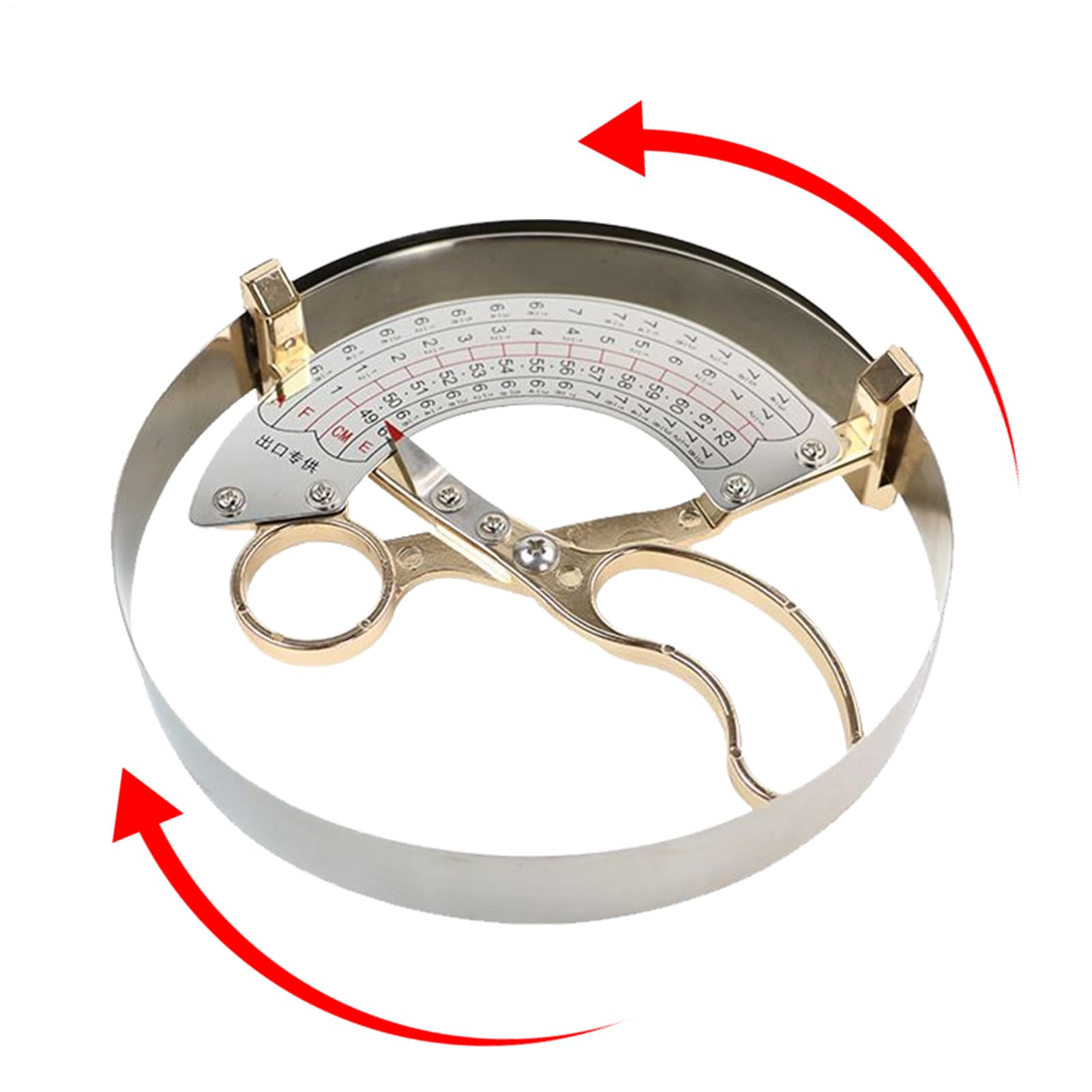 Medidor para sombreros Portátil Ergonómico De Alta Precisión | Medidor para tocados Para Costura Tejido Manualidades Sombreros Hechos A Mano Proyectos DIY De Medición De