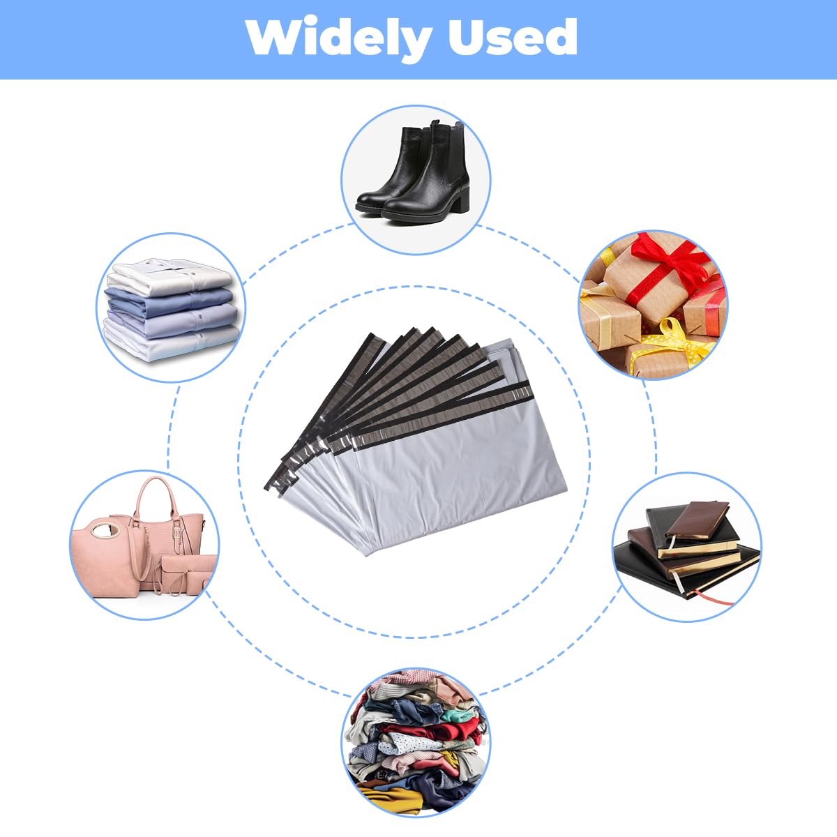 10 Piezas Bolsas para Envíos, 60 x 75cm Autoadhesivos Bolsas Envio Vinted Grande, Sobres Para Envios, Impermeable, Opacas, Resistentes, para Enviar Ropa, Accesorios, Calzado, Regalos y Paquetería