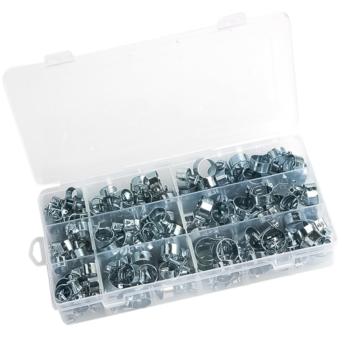 135 Pièces Mini Collier de Serrage Métallique Zingué