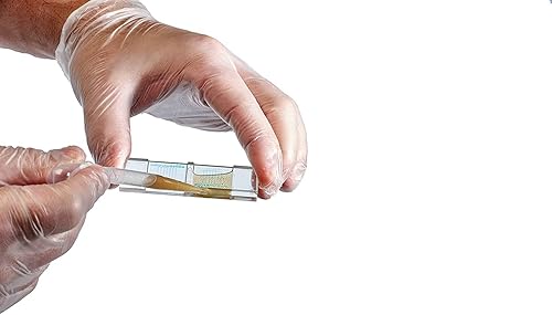 Miniatura 3 de Paquete de 3 diapositivas de microscopio Método McMaster FEC (conteo de huevos fecal) o gusanos, diapositiva de doble cámara para pruebas de