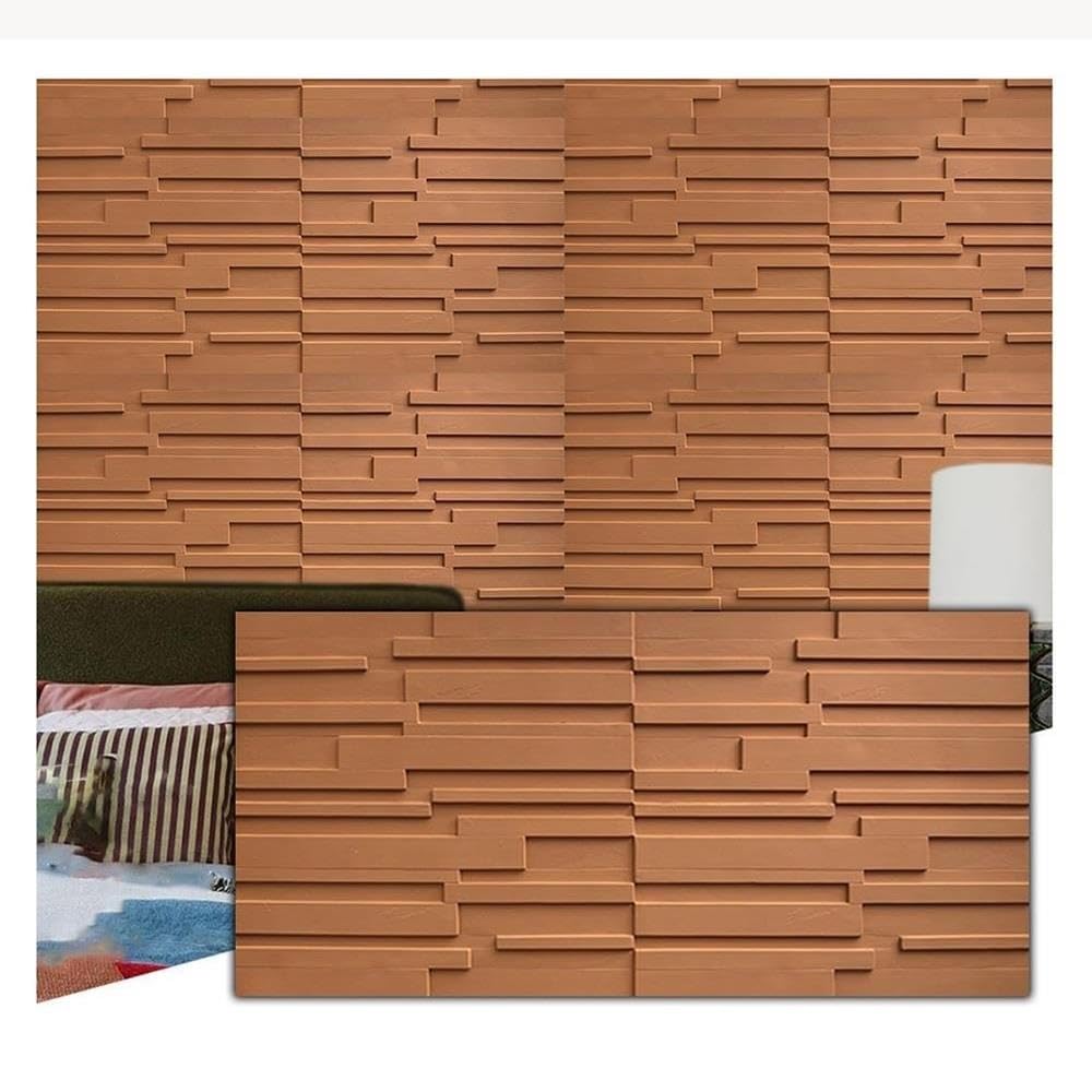 Pannelli murali 3D effetto pietra per interni, Rivestimento murale leggero