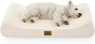 COZY KISS Orthopädisches Hundebett für Große Hunde mit Erhöhtem Rand, 91x61x14cm, als Waschbare Hundematte mit Verstärktem Komfortschaum und als Wasserdichtes, Rutschfestes Hundekissen, Beige