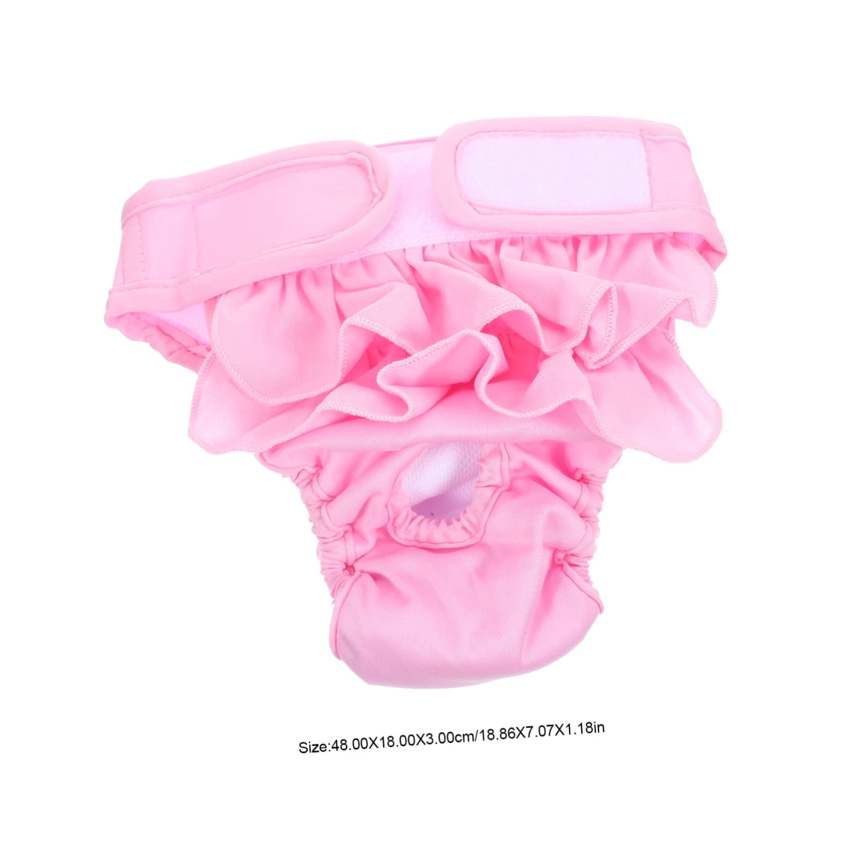 Kisangel 4piezas Pañal Sanitario para Braguitas Reutilizables y Lavables para Diseño Elegante Material y Cómodo para y Hembras