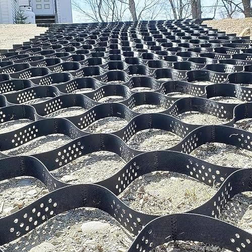 Grilles d'allée de géocellules pour stabiliser le gravier du jardin - 2