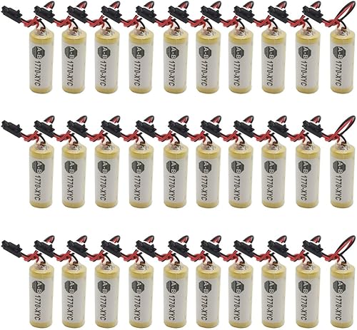 Miniatura 1 de 30pcs 1770-XYC 3V 1800mAh Battery for Allen Bradley PLC 1770-XYCA 1770-XYB Cell Non-Rechargeable