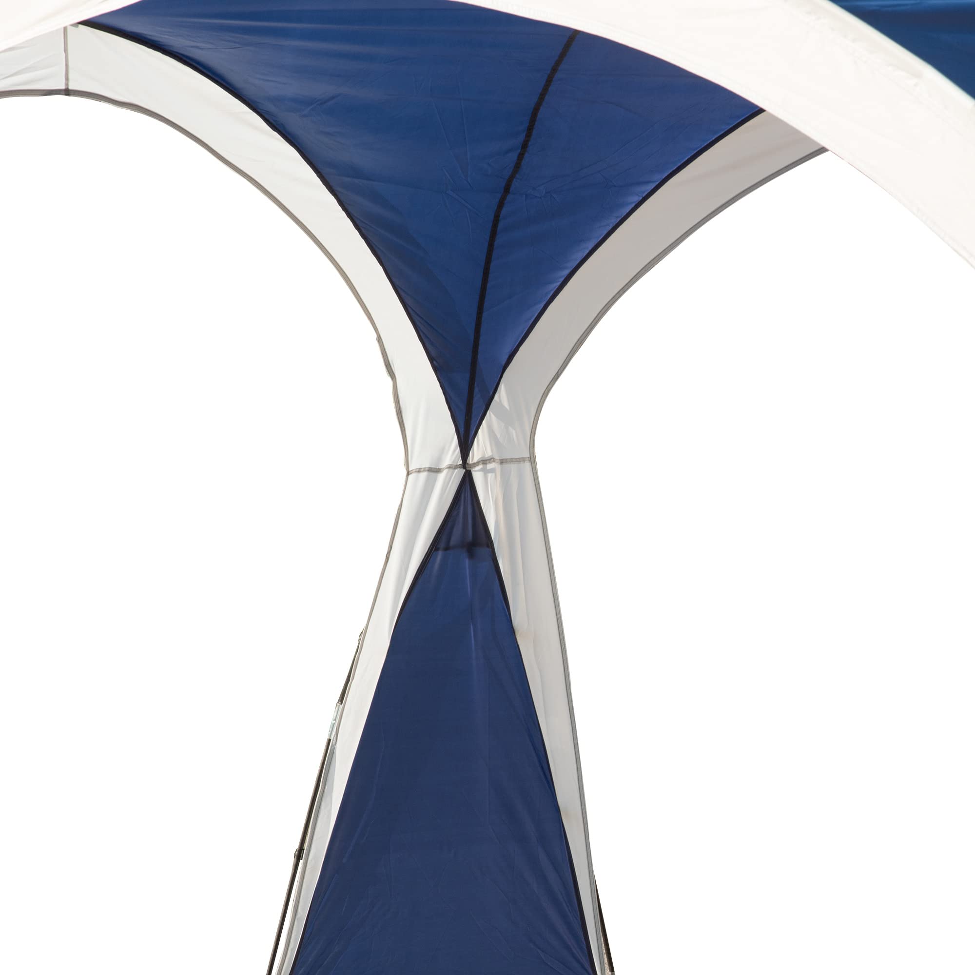 Outsunny Toldo Camping Plegable 3,5x3,5 m Impermeable Protección UV Azul