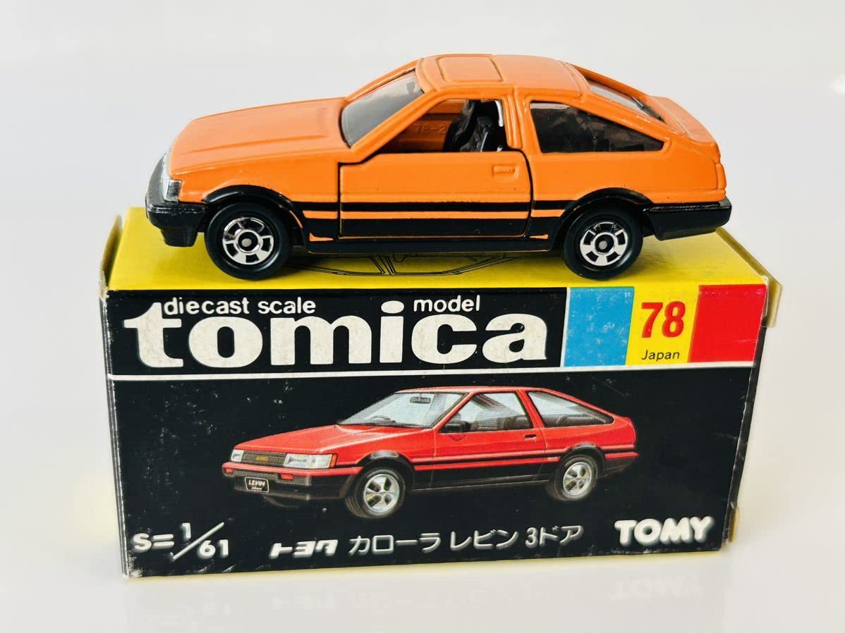 Amazon.co.jp: トミカ カローラ レビン 3ドア 輸出仕様 日本製 : おもちゃ
