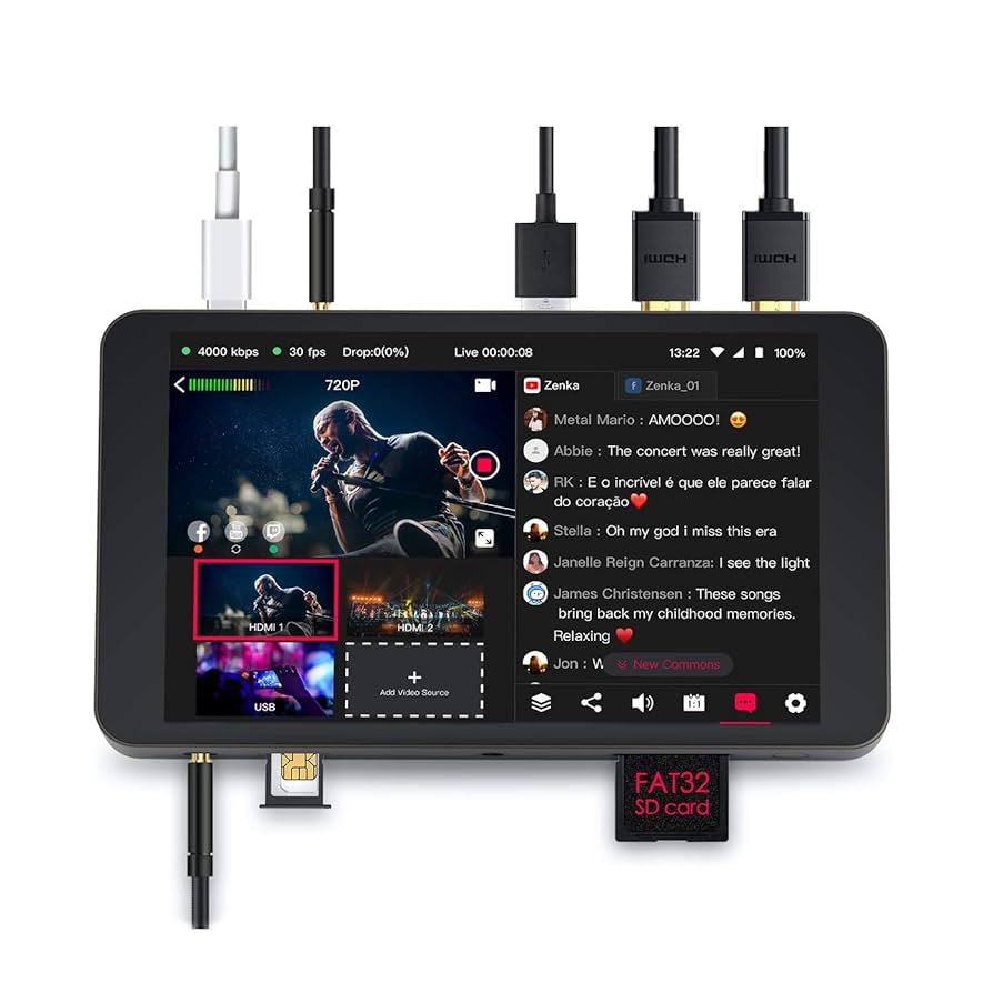 YoloBox ポータブルライブストリームスタジオ YOLOLIV YoloBox Portable Live Stream Studio Equipment