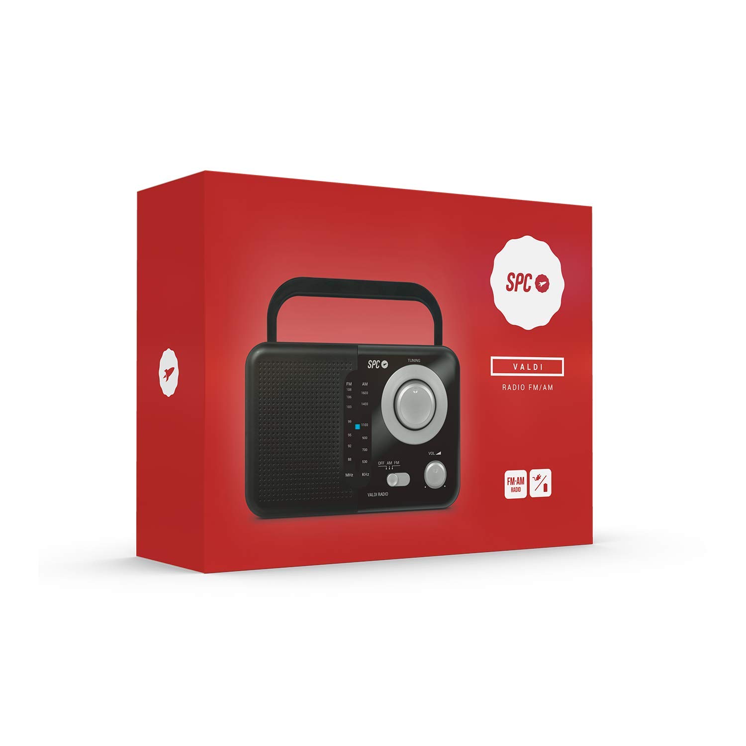 SPC - Radio Valdi FM/AM przenośne urządzenie stołowe