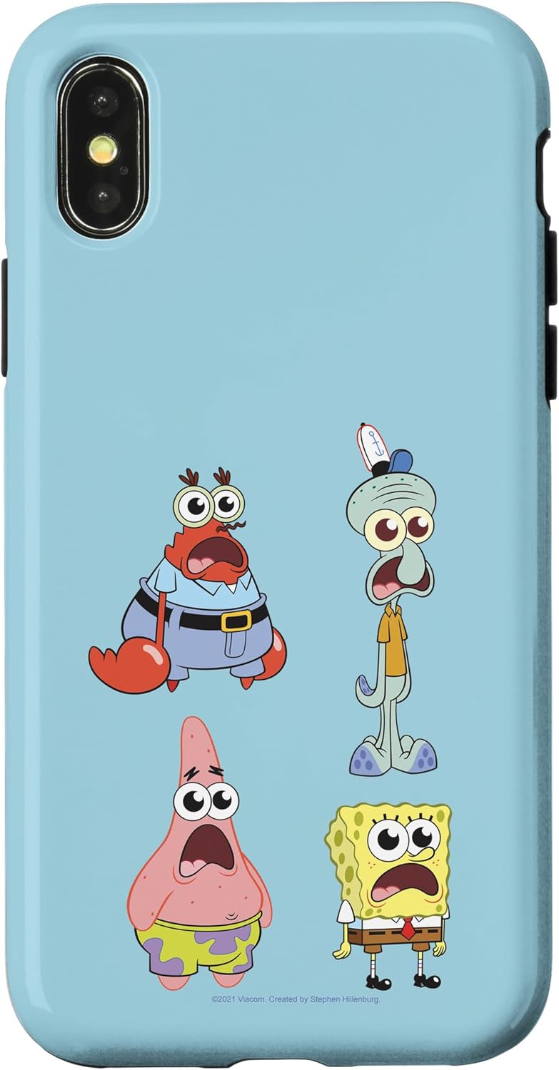 Spongebob Squarepants Group Shot Stare Case for iPhone 17