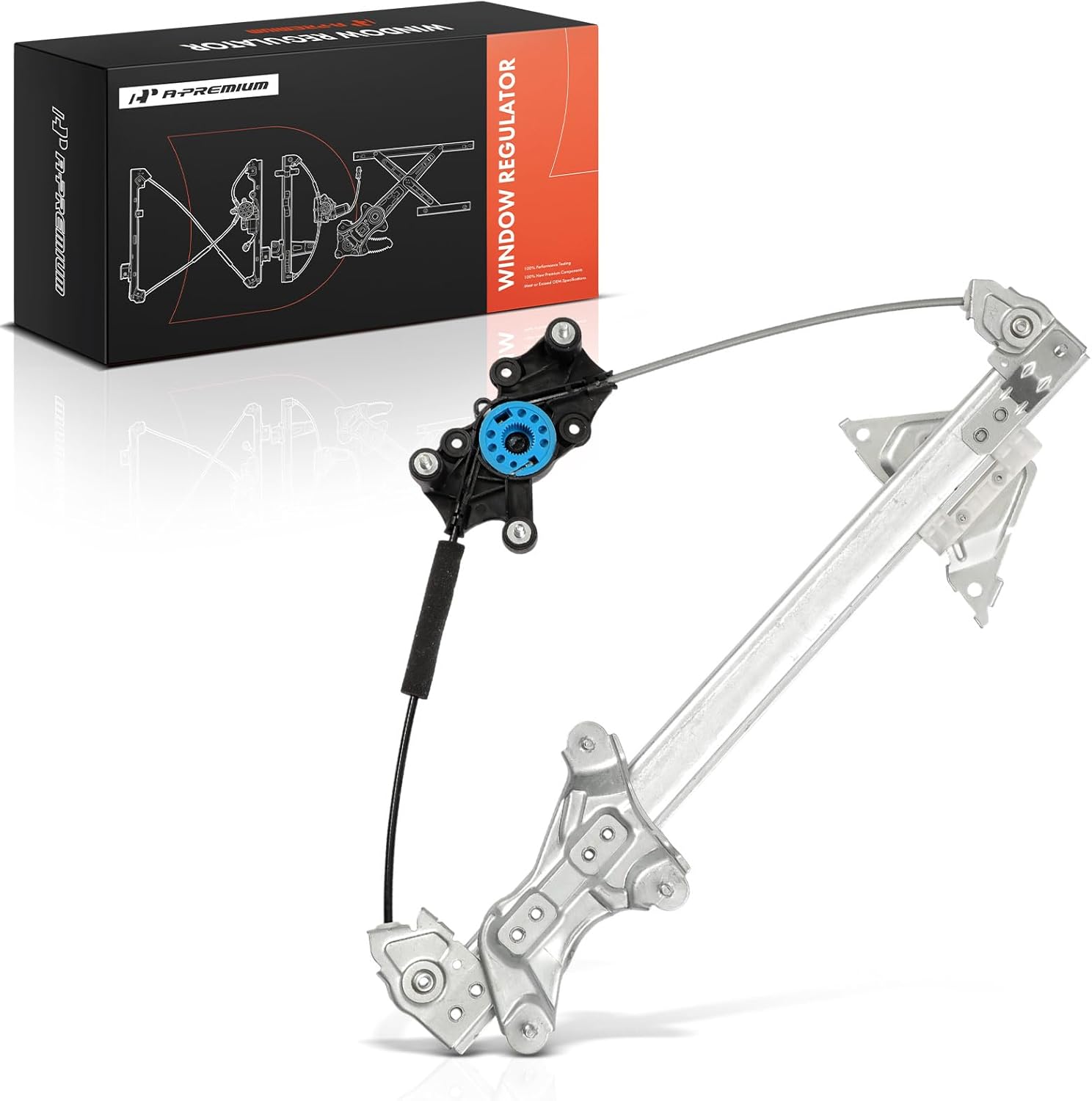 A-Premium Front Left Driver Side Electric Power Window Regulator Without Motor Compatible with Toyota Corolla 2019-2025