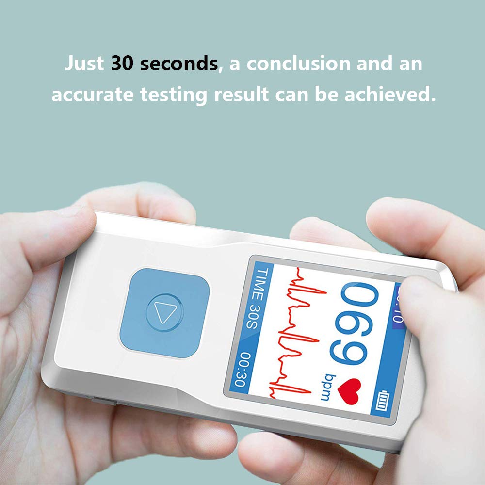 SingDeRing Portable ECG Monitor EKG Heart Rate Monitor for Home Use