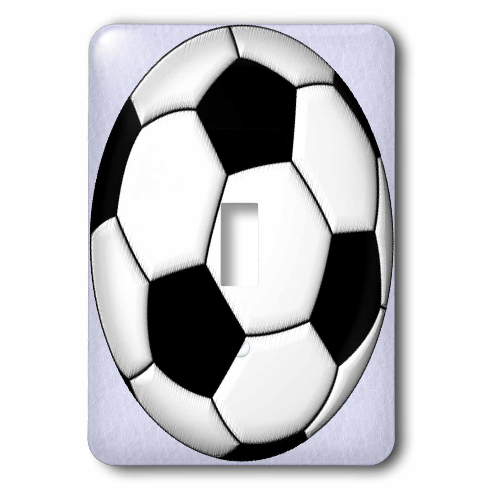 Interrupteur à bascule simple motif ballon de football 3drose LSP_50318_1
