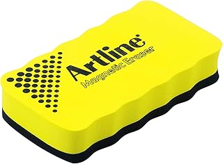 Artline - Borrador para pizarra magnética color amarillo