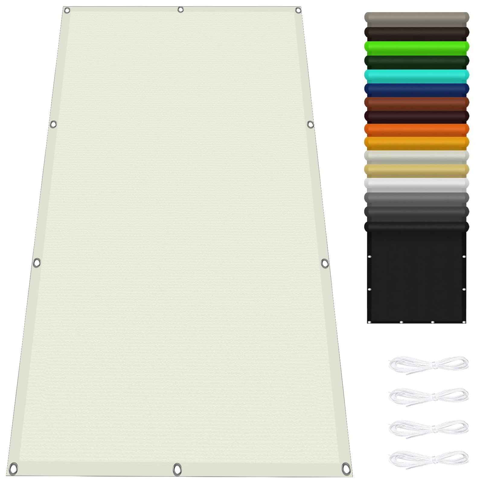 Toldo vela para evitar calor y lluvia en terrazas pequeñas rectangular 1.2x1.6 m