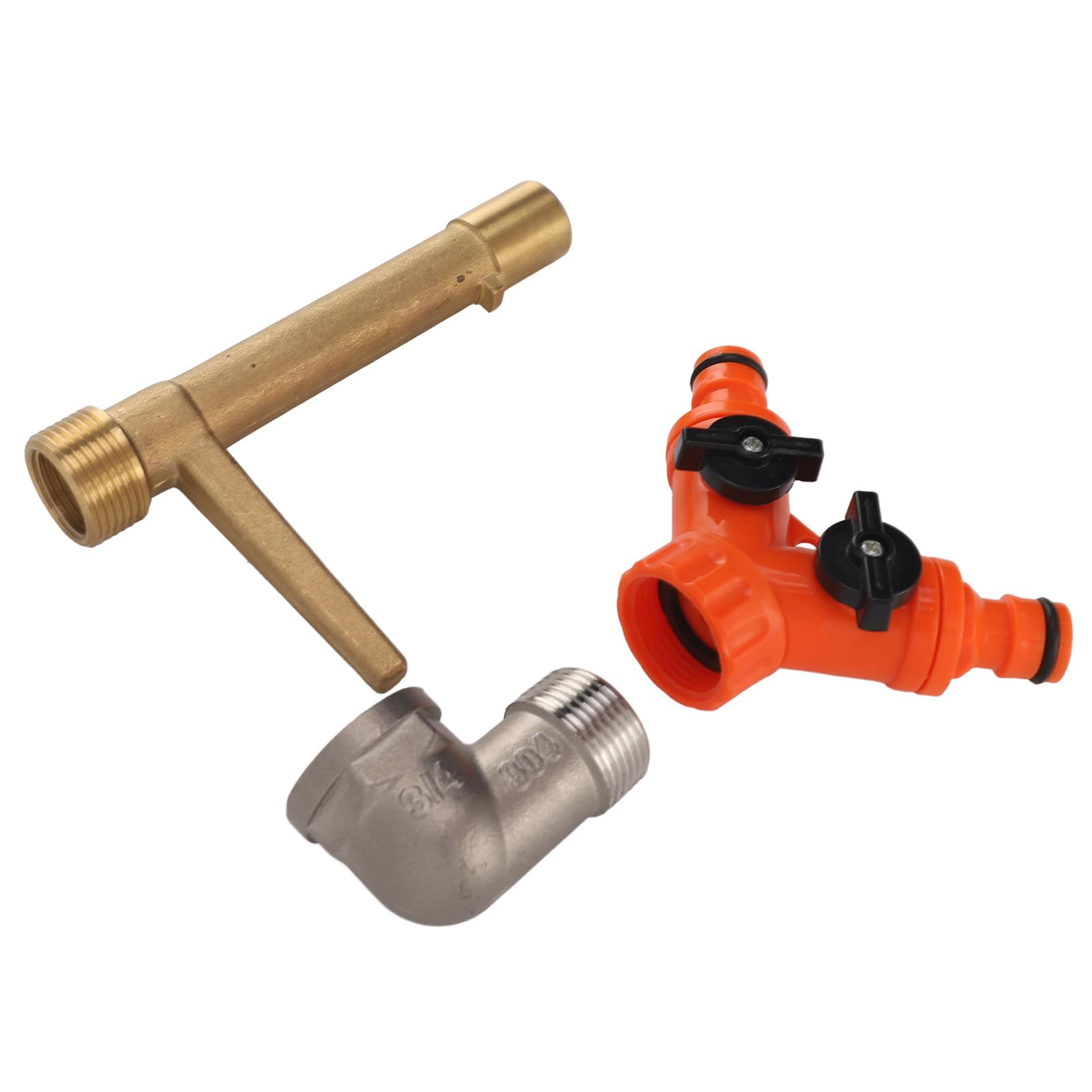 Clé de vanne à couplage rapide en laiton G3/4 EMUKOEP avec séparateur 2 voies