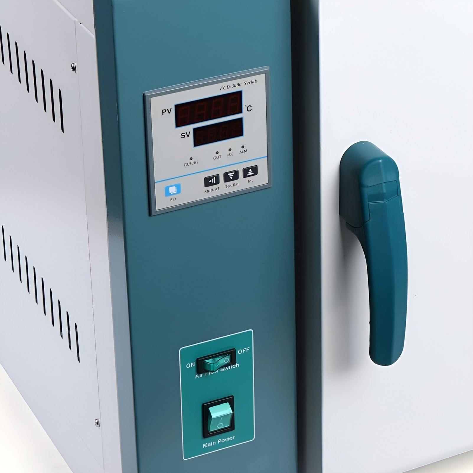Estufa de laboratorio, estufa de secado industrial de 110 V/220 V, estufa de secado de laboratorio de convección forzada digital, termostato eléctrico RT+10°C~300°C,20L-600W