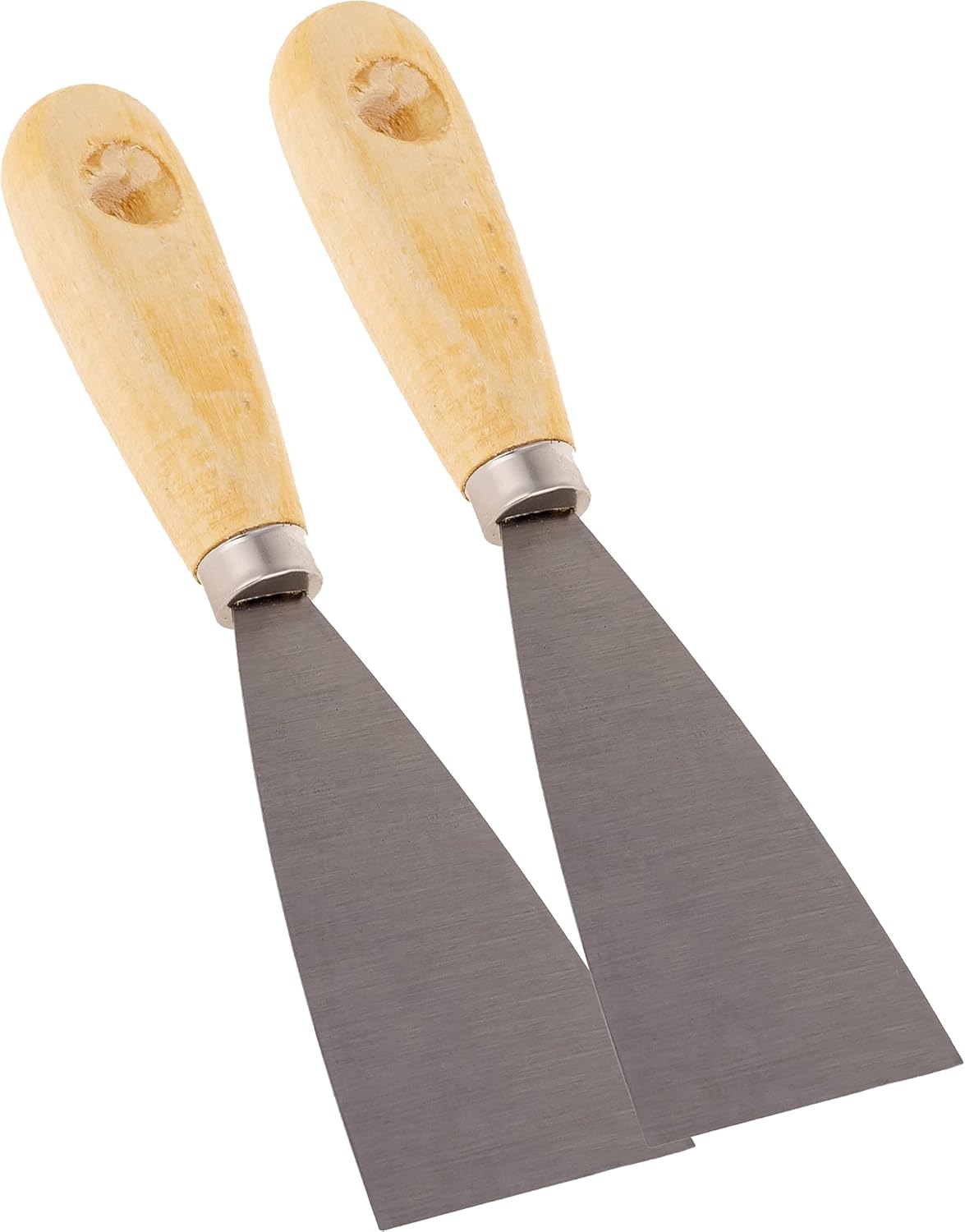 Putty Knife Grill Spatula Pack of 2 Heavy Duty Metal Drywall