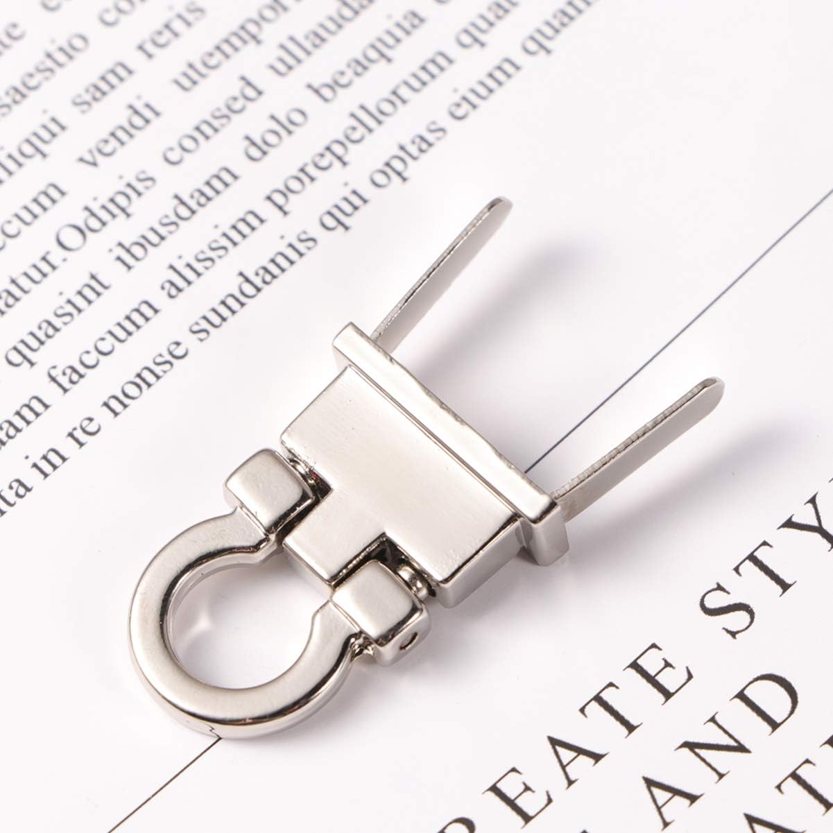 Healifty 4Pcs Twist Turn Locks Metal Hardware for DIY Handbag Shoulder Bag Closure Purse Making Supplies