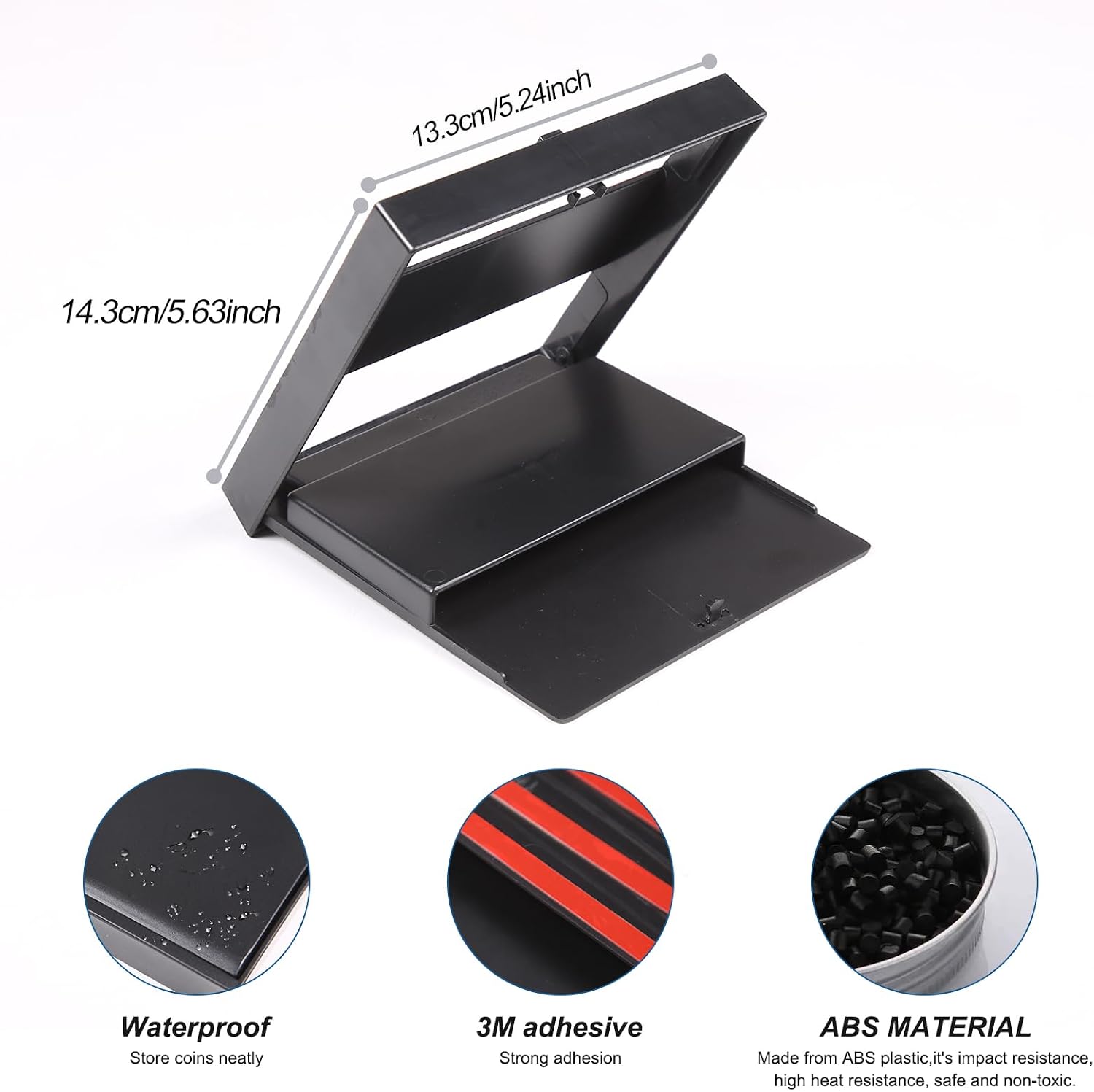 Center Console Organizer Armrest Hidden Storage Box Compatible with Subaru WRX 2022 2023 2024 Container Insert Pallet Car Armrest Hidden Storage Box(Automatic not Applicable)