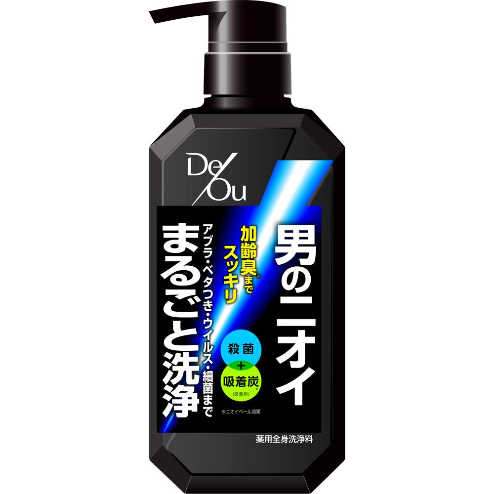 De Ou デ・オウ [Non-medicinal products] Medicated cleansing Thorough washing Body wash Pump type 520 ml