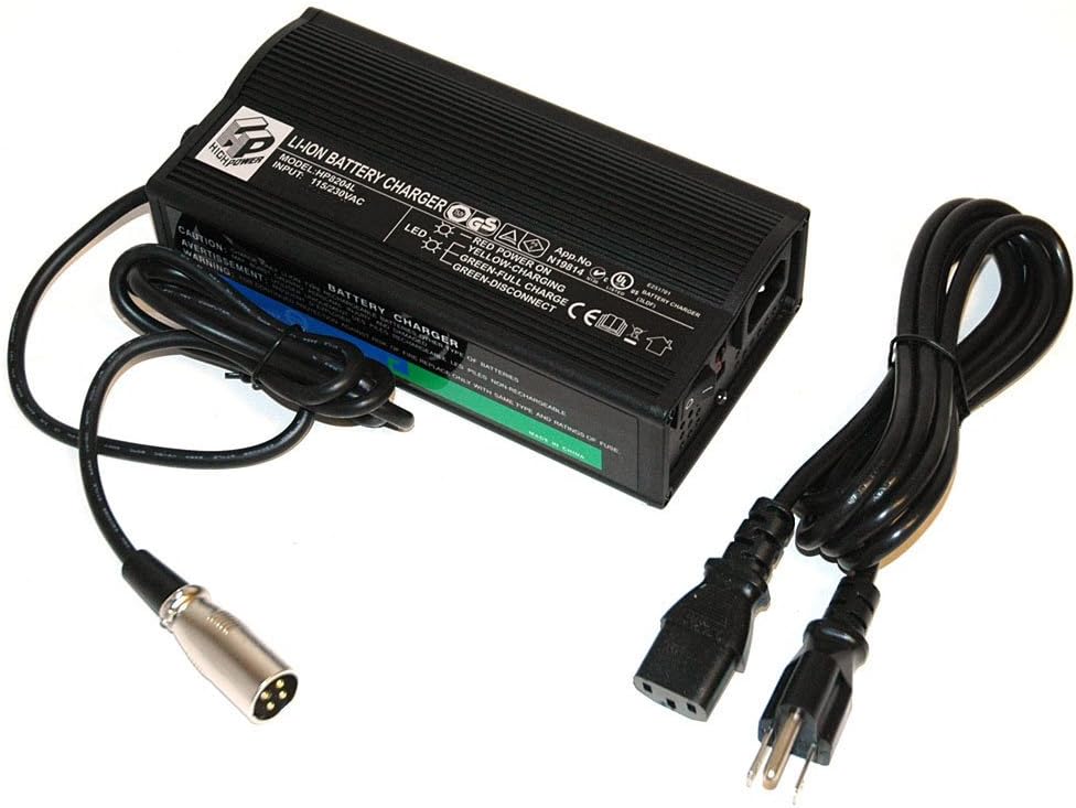 36 Volt 2 Amp Lithium Ion XLR Charger for Izip ZUMA & Other Electric Bicycles