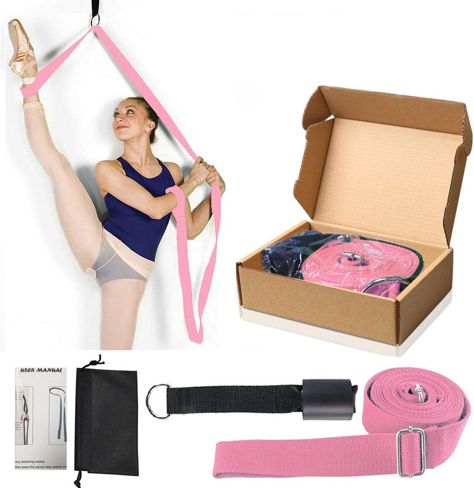 KimDaro Leg Stretcher, Door Flexibility & Stretching Leg Strap - Great for Ballet Cheer Dance Gymnastics or Any Sport Leg Stretcher Door Flexibility Trainer Premium Stretching Equipment