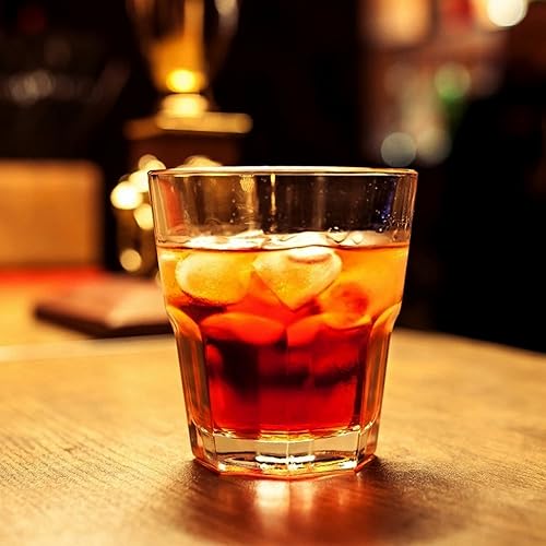 Miniatura 6 de Rock Bar - Vasos apilables para bebidas – Juego de 8 vasos para bebidas aptas para lavavajillas, para refrescos, jugo, leche, coque, cerveza,