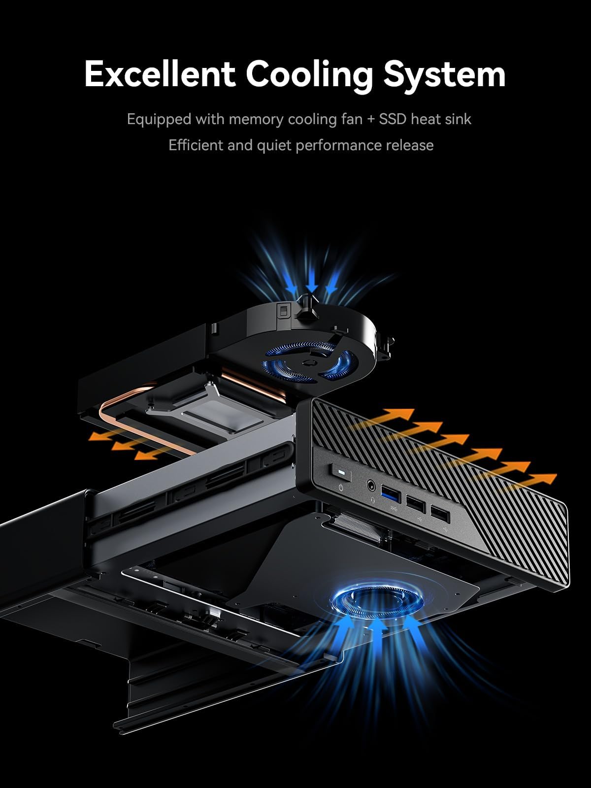 MINISFORUM MS-01 Mini Workstation Intel Core i9-13900H (vPro Enterprise Support) 32Go DDR5 1TB SSD Mini PC,2x 10Gbps SFP+/2x 2.5G RJ45/2x USB4/HDIM/1x PCIe4.0x16 slot/Support 3x M.2 2280/22110/U.2 SSD - 5