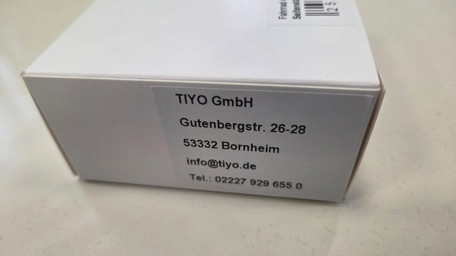 TIYO Fahrrad 4KS Adapter Hinterbauständer Seitenständer Adapter KSA18 CNC Alu E-Bike schwarz