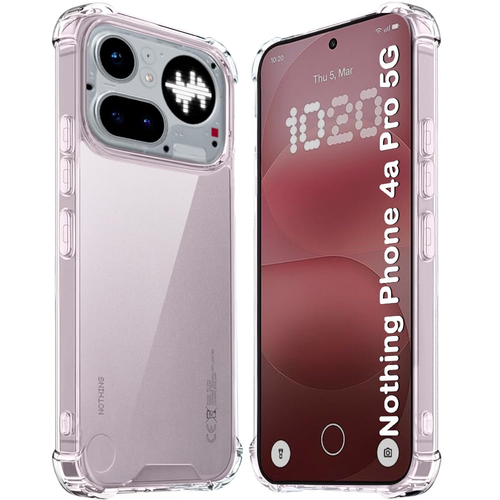 TheGiftKart Crystal Clear Back Cover Case for Nothing Phone 4a Pro 5G | 360 Degree Protection | Shock Proof Design | Trans... - Review, Price and Buying Guide