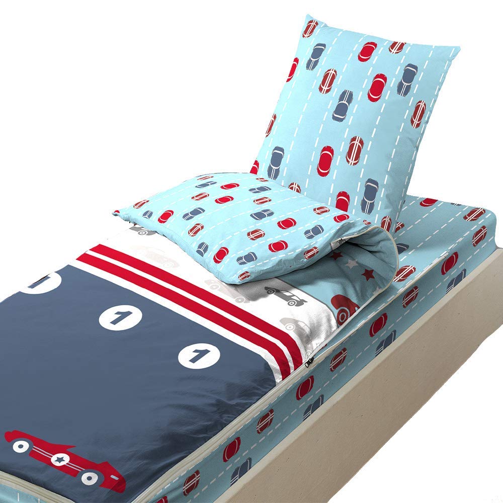 Parure Letto Bambini Pompiere - 3 Pezzi, Cotone, 90x140 Cm, Per Letti Evolutivi - Foto 6