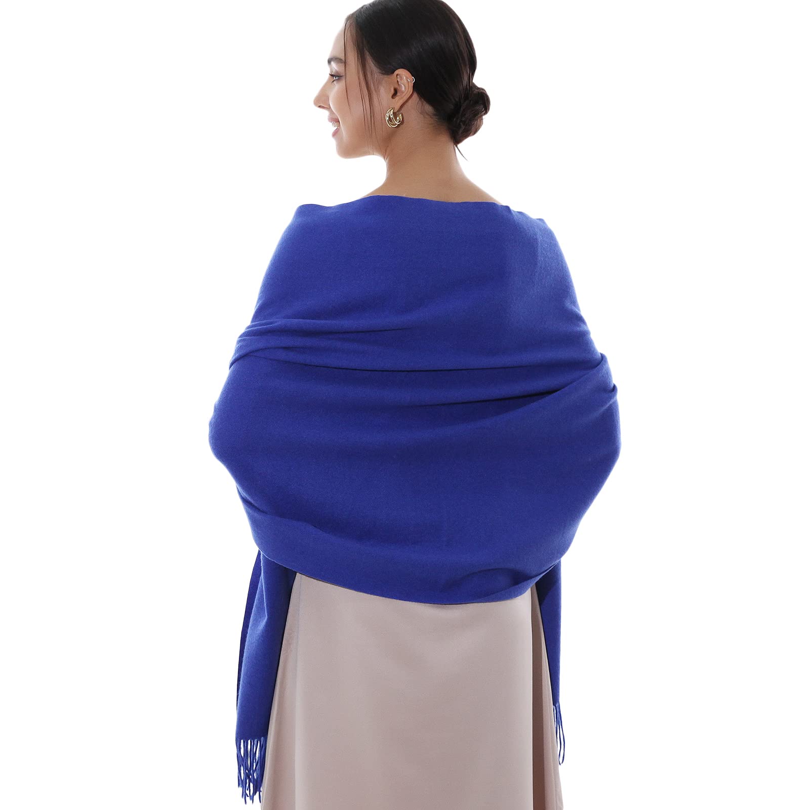 RIIQIICHYWinter Scarfs for Women Pashmina Shawls Wraps for Evening Dresses Large Warm Soft Scarves