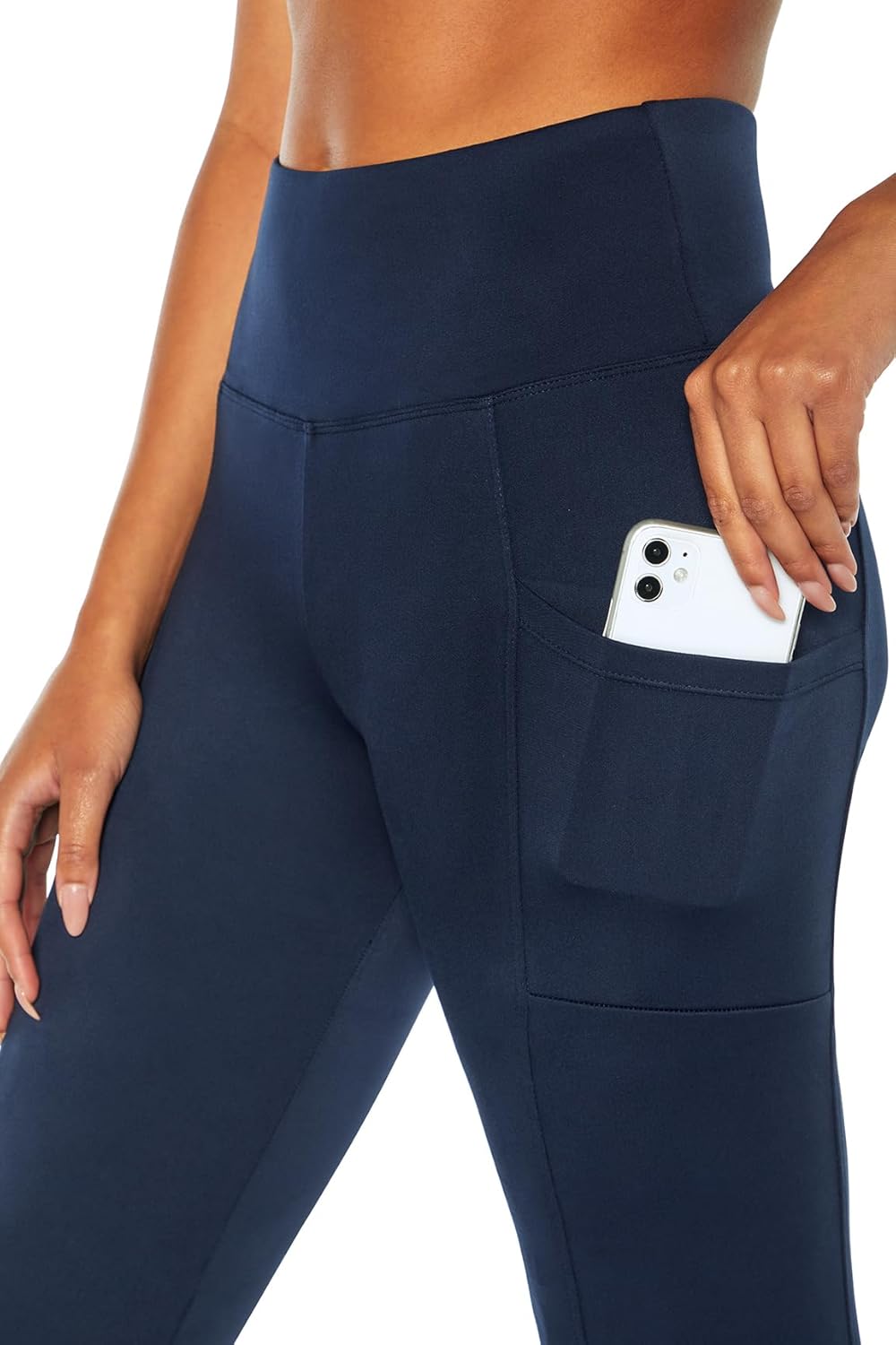 Marika Womens Jada Eclipse High Rise Pocket Bootcut Pant - Image 3