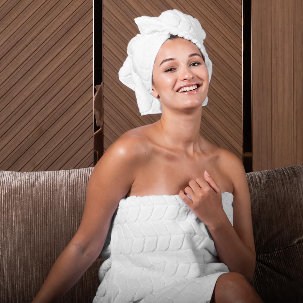 BAGNO MILANO Juego de toallas de baño de algodón turco ultrasuave, absorbentes, de secado rápido, fabricadas en Turquía (azul petróleo, juego de 6 toallas)