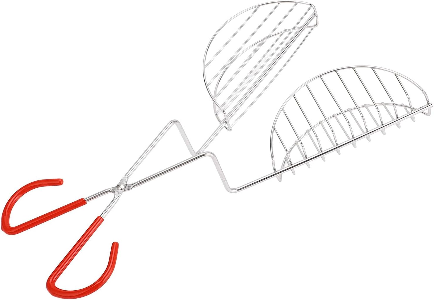 Taco Shell Tong Press, Stainless Steel Kitchen Taco Holder, with Easy Cleaning Silicone Grip Great for Home Kitchens Restaurants