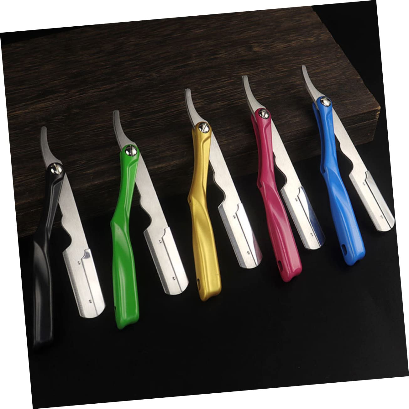 Housoutil 5 Pz per rasoio manuale portacoltelli forniture di rasoi rasoio a mano libera lame di rasoio lama per barba da uomo rasoio da radersi staffa