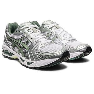 Amazon.com | ASICS Gel-Kayano 14 Sneakers, White/Slate Grey