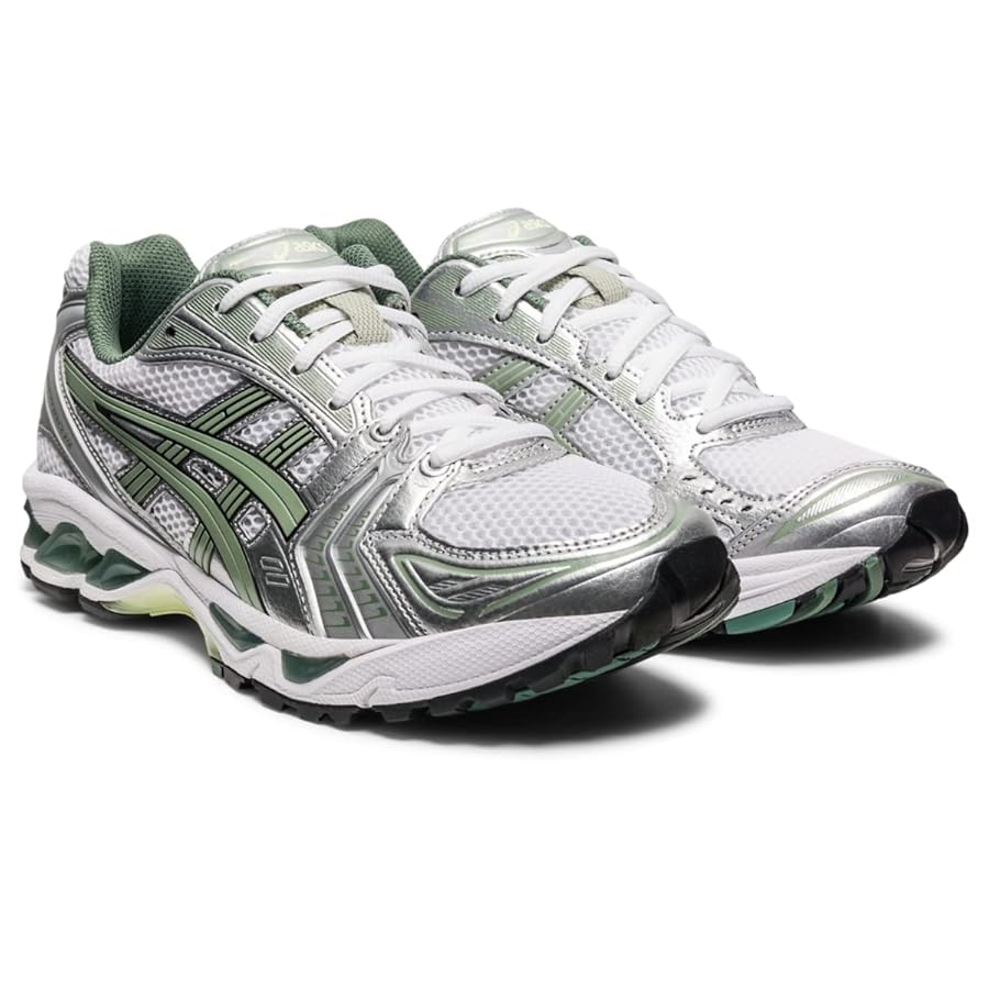 Amazon.com | ASICS Gel-Kayano 14 Sneakers, White/Slate Grey