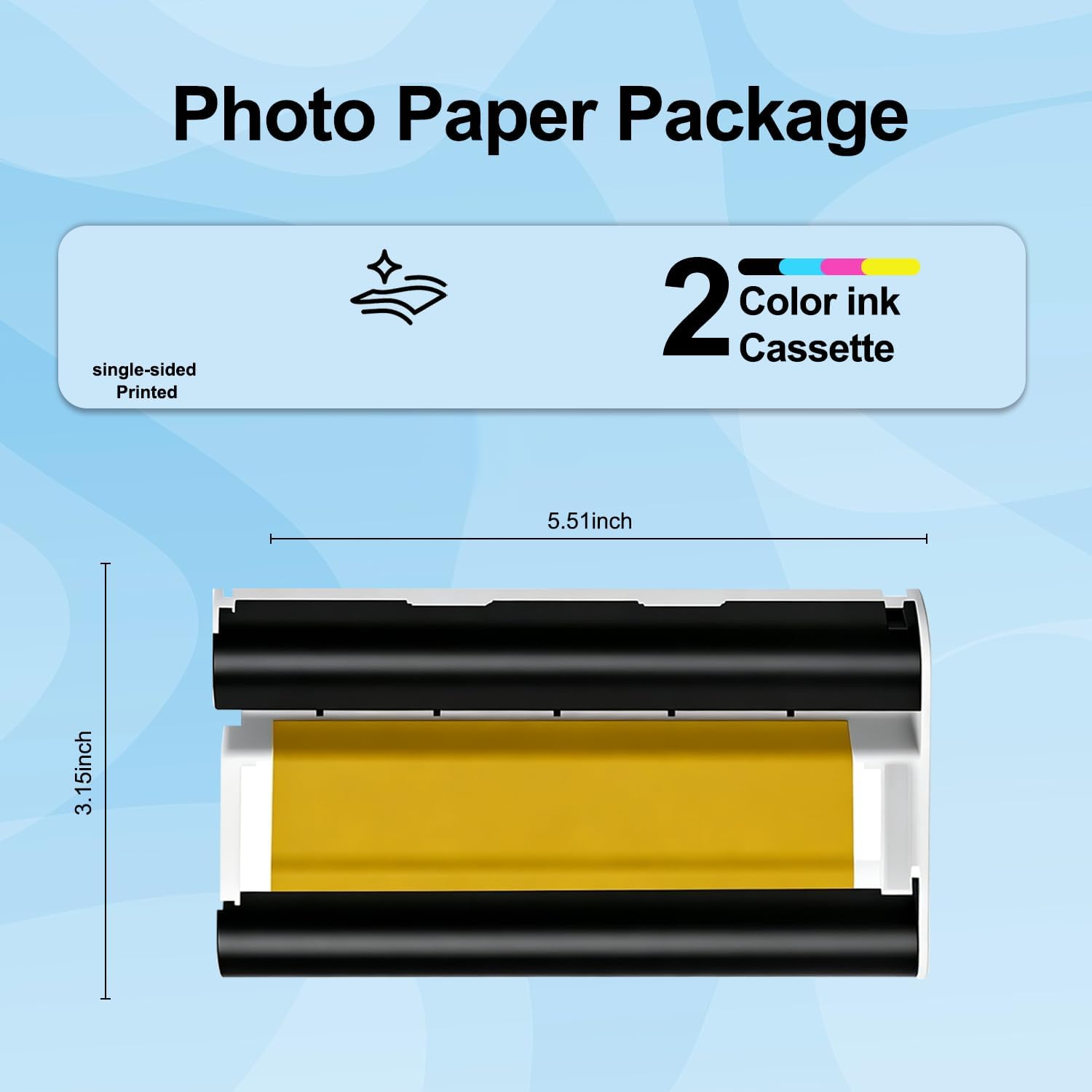 Compatible with HP Sprocket Studio Plus Ink Cartridges 2 Pack image 2