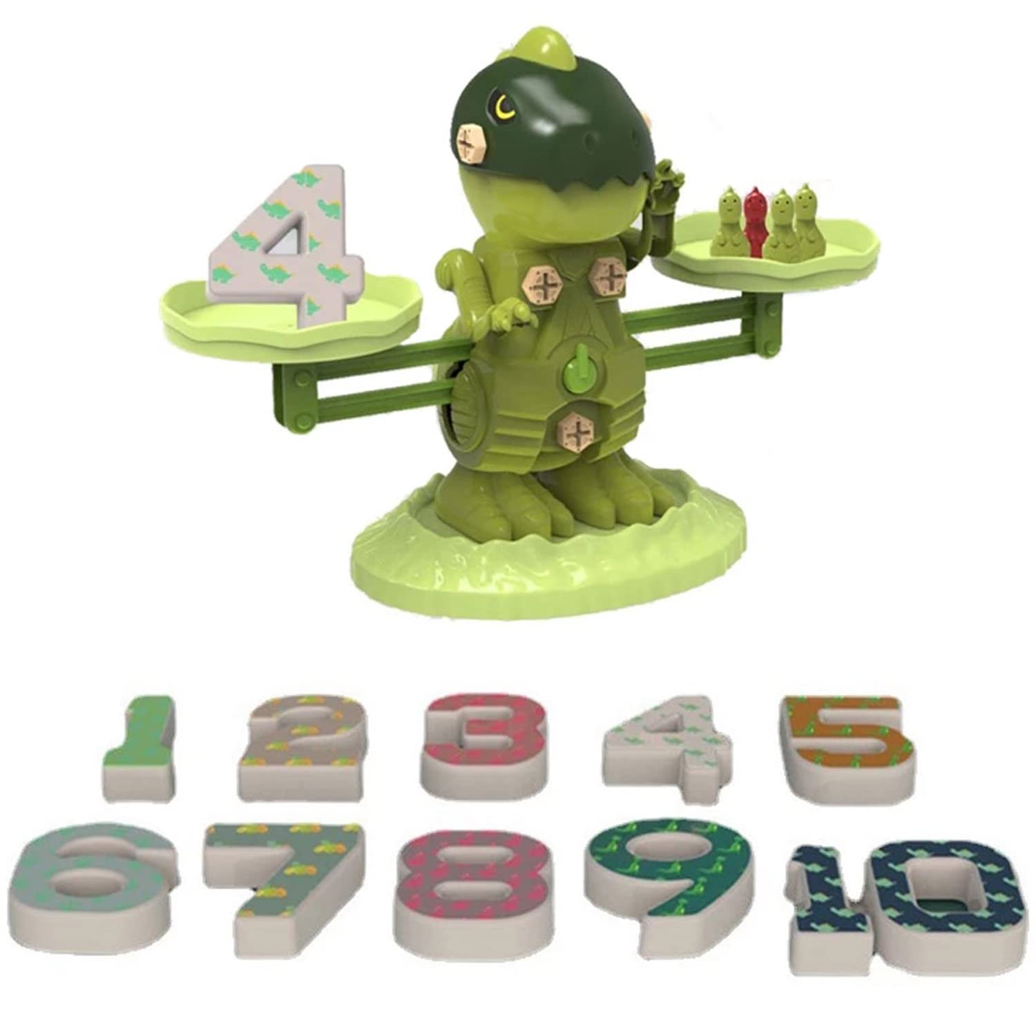 Kidology Monkey Balance Counting Toys|Cool Math Educational Board Gamefor Kids Preschool Game|Educational Number Learning Toy|Fun Children's Gift Kids Toy (Dinosaur)|Multicolor